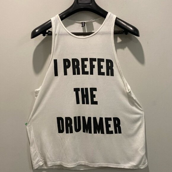 H&M White Tank Top Size 10 - Picture 3 of 9